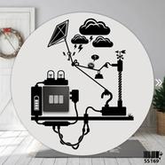 DDecorator Energy From Thunder Switch and Socket Vinyl Decals Removable High Quality Wall Sticker - SS169 icon