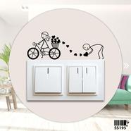 DDecorator Fall In Love Switch And Socket Vinyl Decals Removable Wall Sticker image