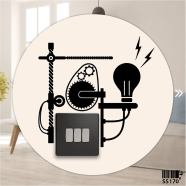 DDecorator Free Energy Switch Socket Wall Sticker image