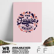DDecorator Future - Motivational Wall Board And Wall Canvas - WB2047