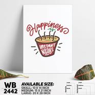 DDecorator Hoppiness Is Not Instant - Motivational Wall Board and Wall Canvas - WB2442
