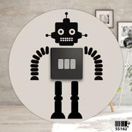 DDecorator Industrial Robot Switch And Socket Vinyl Decals Removable Wall Sticker image