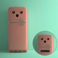 DDecorator Innocent Face Vinyl Decals High Quality Removable Fridge Sticker image