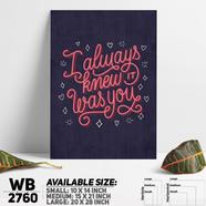DDecorator It's You - Motivational Wall Board and Wall Canvas - WB2760