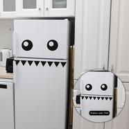 DDecorator Kawaii Face Vinyl Decals High Quality Removable Fridge Sticker image