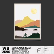 DDecorator Landscape Art Digital Illustration Wall Board and Wall Canvas image
