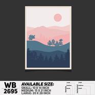 DDecorator Landscape Art Digital Illustration Wall Board And Wall Canvas image