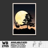 DDecorator Landscape Art Digital Illustration Wall Board and Wall Canvas image