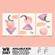 DDecorator Modern Abstract ArtWork Wall Decor - Set of 3 WB3087