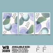 DDecorator Modern Abstract ArtWork Wall Decor - Set of 3 WB3089