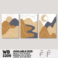 DDecorator Modern Landscape ArtWork Wall Decor - (Set of 3) WB3209