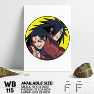 DDecorator Naruto Uzumak Manga Naruto Anime Wall Board And Wall Canvas - WB115