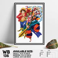 DDecorator One Pcs Anime Manga series Wall Board And Wall Canvas - WB136