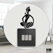DDecorator Traditional Dholak Playing Switch and Socket Vinyl Decals Removable High Quality Wall Sticker - SS182 icon