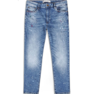 DEEN Blue Paint Splattered Jeans 71 image