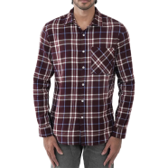 DEEN Burgundy Rust Check Flannel Shirt image