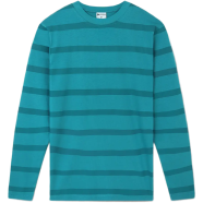 DEEN Full Sleeve Sea-Green Stripe T-shirt image