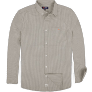 DEEN Khaki Stripe Oxford Shirt 25 – Regular Fit image