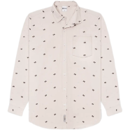 DEEN Light Grey Printed Full Sleeve Shirt image