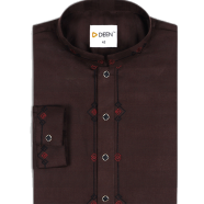 DEEN Maroon Embroidered Panjabi 02 image