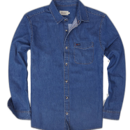 DEEN Mid-Indigo Denim Shirt 14 image