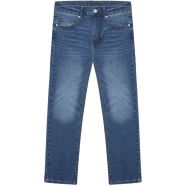 DEEN Regular Fit Mid Wash Blue Jeans image