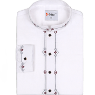 DEEN White Embroidered Panjabi 03 image