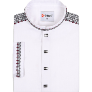 DEEN White Embroidered Panjabi 15 image