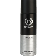 DENVER - Black Code Deodorant Body Spray | Long Lasting Deodorant for Men - 150ML image