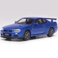 DIE CAST 1:64 – Stance Hunters – GTR R34 V – Blue image