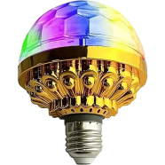 DJ LED Rotating Disco Light Bulb – Colorful Party Light for Home, Stage and Events icon