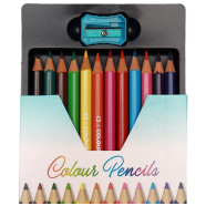 DOMS C3 Triangular Colour Pencils 12 Pcs