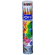 DOMS Fsc 24 Shades Colour Pencil Round Tin