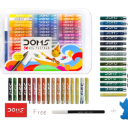 DOMS Oil Pastels 50 Shades Set – Smooth image