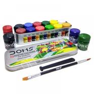 DOMS Poster Colour 12 color box Paint for artists image
