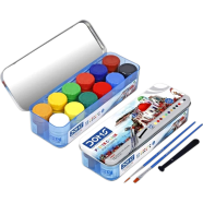 DOMS Poster Colours 12 Shades (Set of 12, Multicolor) image