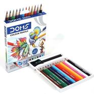 DOMS Mini Size Round Shaped Colour Pencils 12 Shade image