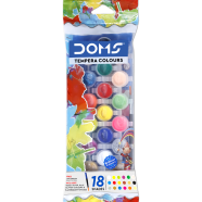 DOMS Tempera Colours (Set of 18, Multicolor) image