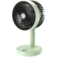 DP 7639 Rechargeable 4000mAh Battery Three Speed Modes Up Down Adjustable Desk Fan image