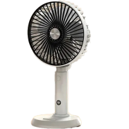 DP 7640 USB Rechargeable Floor Fan Summer Mute ventilator Student Desktop Table Fans for Office Bedroom image