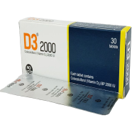D 3-2000 IU - 10's Strip Tablet image