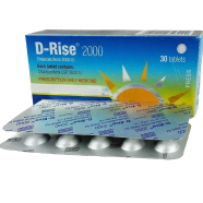 D-Rise 2000 IU Tablet 10's Strip image