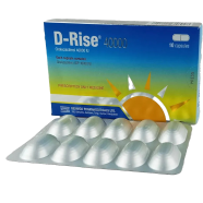 D-Rise 40000 IU Capsule 10's pack image