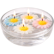 Daisy Flower Floating Candle 4 Pcs icon