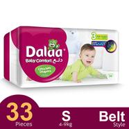 Dalaa Belt System Baby Diaper 33 Pcs (4-9kg) image