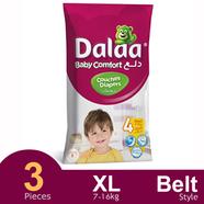 Dalaa Belt System Baby Diaper 3 Pcs (7-16kg) image