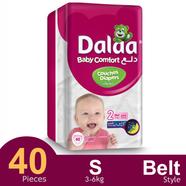 Dalaa Belt System Baby Diaper 40 Pcs (3-6kg) image
