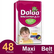 Dalaa Belt System Baby Diaper 48 Pcs (7-16kg) image