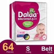Dalaa Belt System Baby Diaper (3-6kg) 64 Pcs image