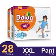 Dalaa Pant System Baby Diaper 28 Pcs (18 kg) image